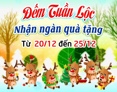 Vui Noel bạt ngàn quà tặng