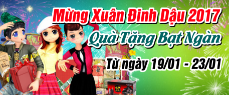 Mừng Xuân Đinh Dậu - Quà Tặng Bạt Ngàn