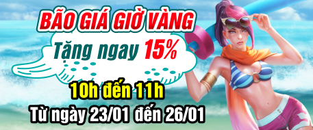 Bão Gía Giờ Vàng - Tặng Ngay 15%