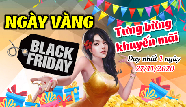 Ngày vàng Black Friday- Tưng bừng khuyến mãi