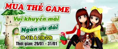 Mua Thẻ Game - Vui Khuyến Mãi - Ngàn Ưu Đãi