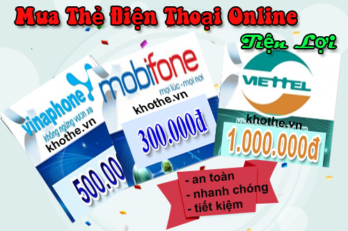 5 lý do nên chọn mua thẻ điện thoại online thay vì đi mua trực tiếp