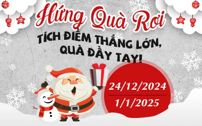 Hứng Quà Rơi, Tích Điểm Thắng Lớn, Quà Đầy Tay!